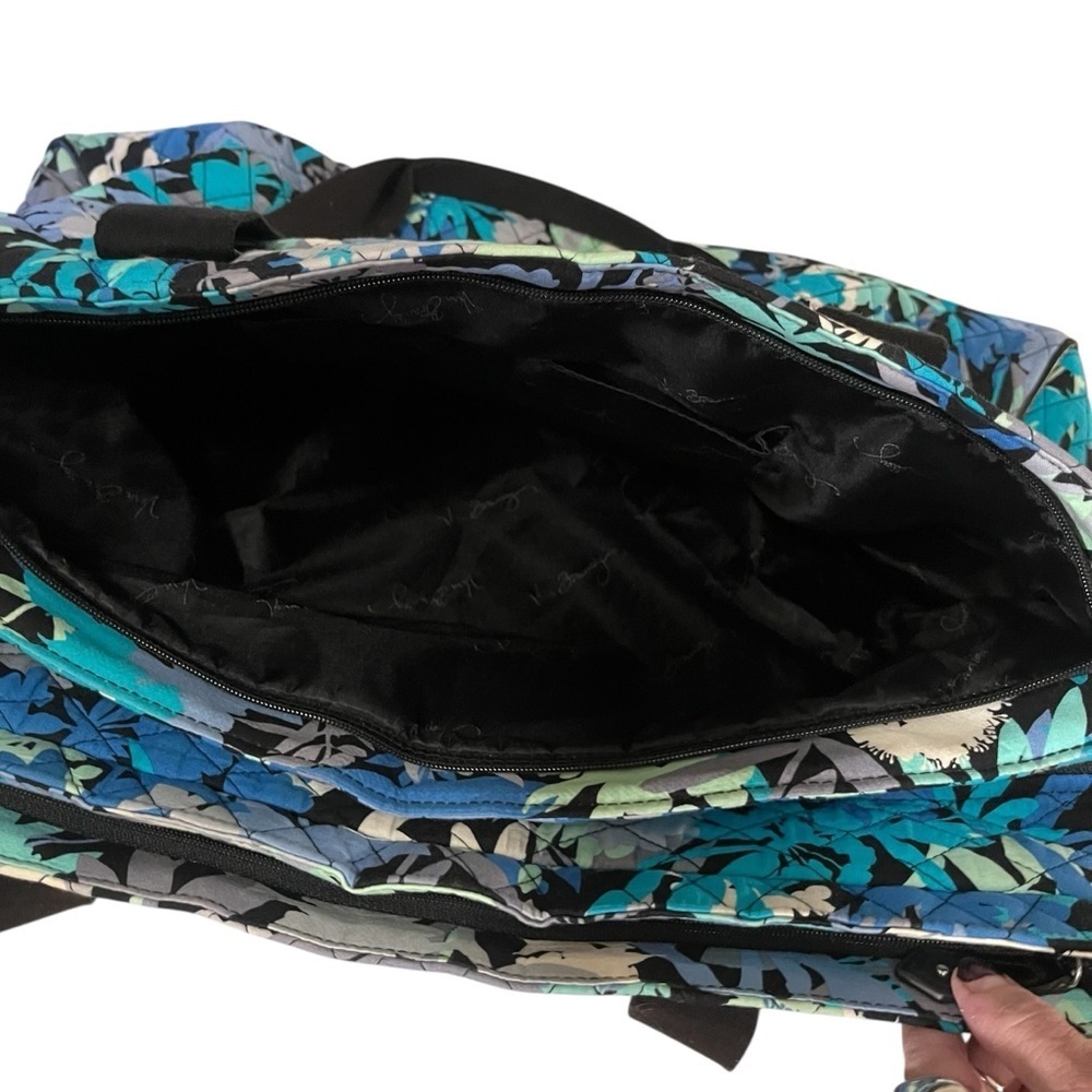 Vera Bradley Camofloral Quilted Women's Mini Weekender Tote Pockets Zipper Bag - Picture 15 of 16